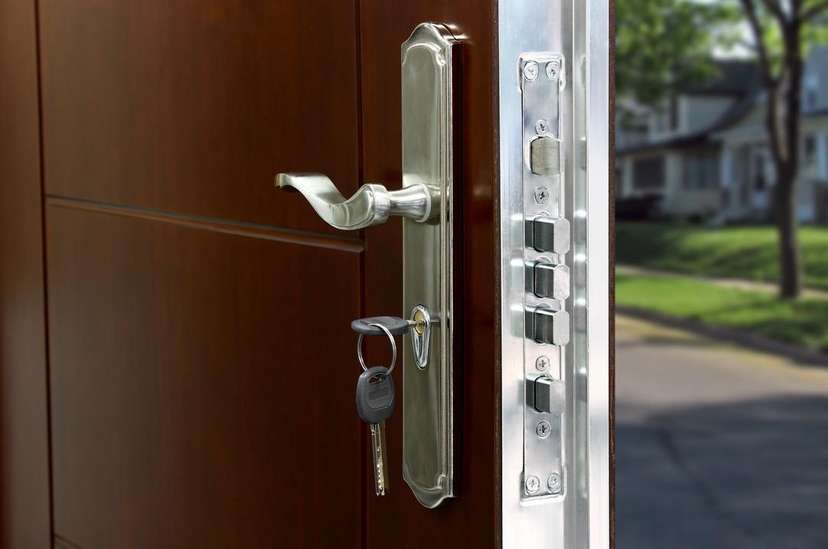 une porte blindée