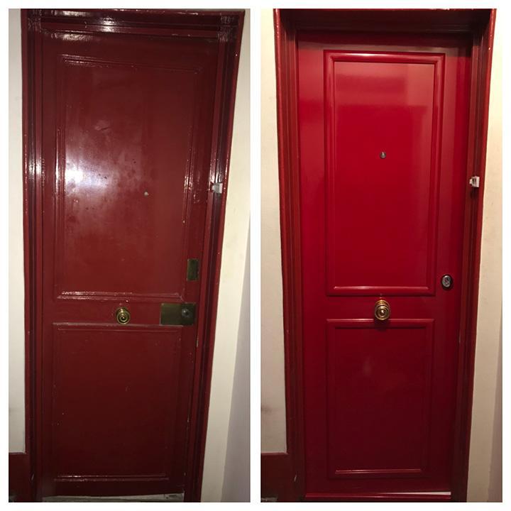 Remplacement porte haussmannienne